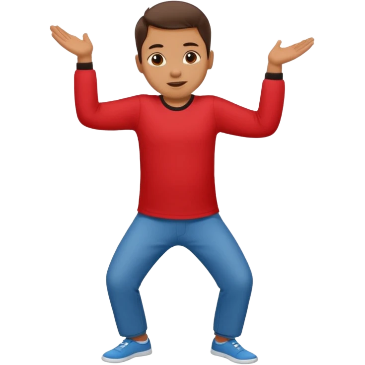 Somebody doing to baby boo dance emoji