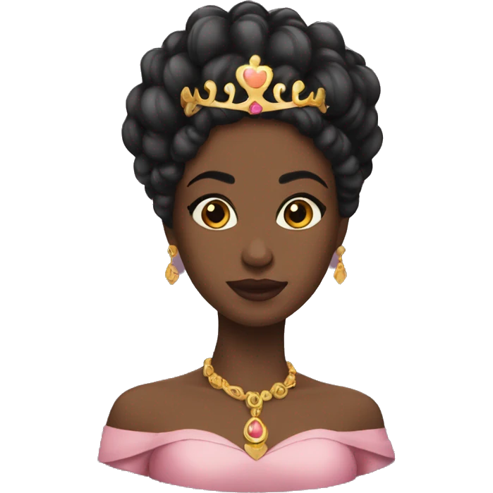 princesa negra emoji