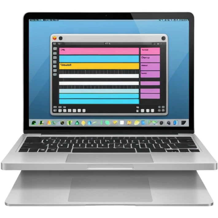 laptop with ableton emoji