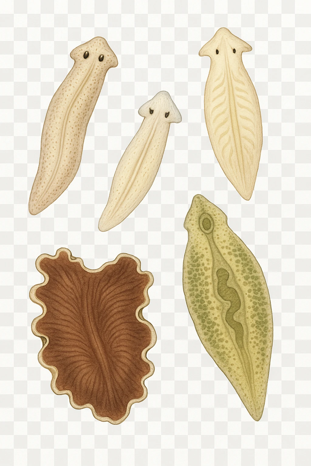 platelminti senza sfondo emoji