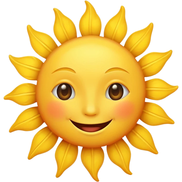 a smiling sun emoji emoji