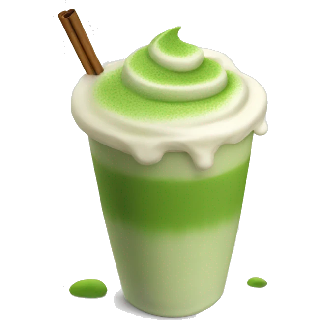 Matcha latte emoji