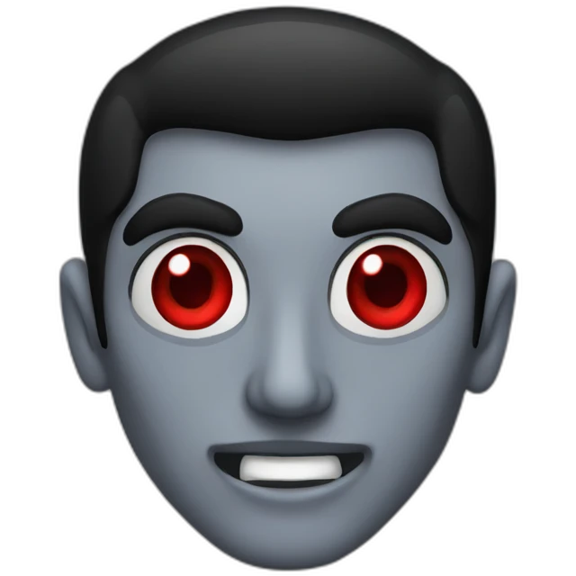 dracula red eyes emoji