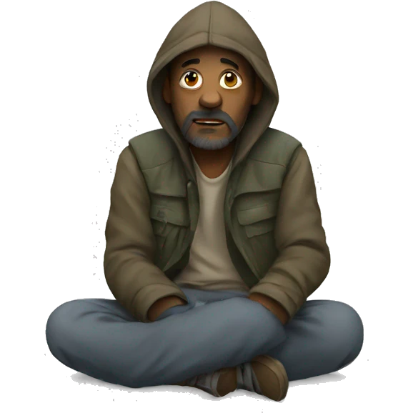 homeless emoji