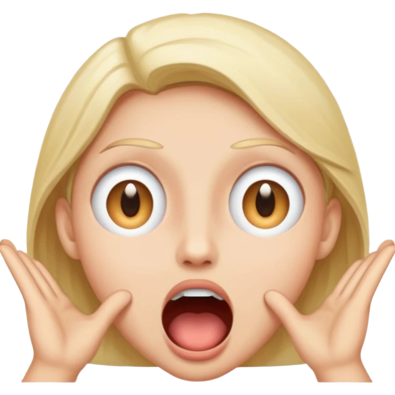 Someone reading a book with star eyes and open mouth emoji