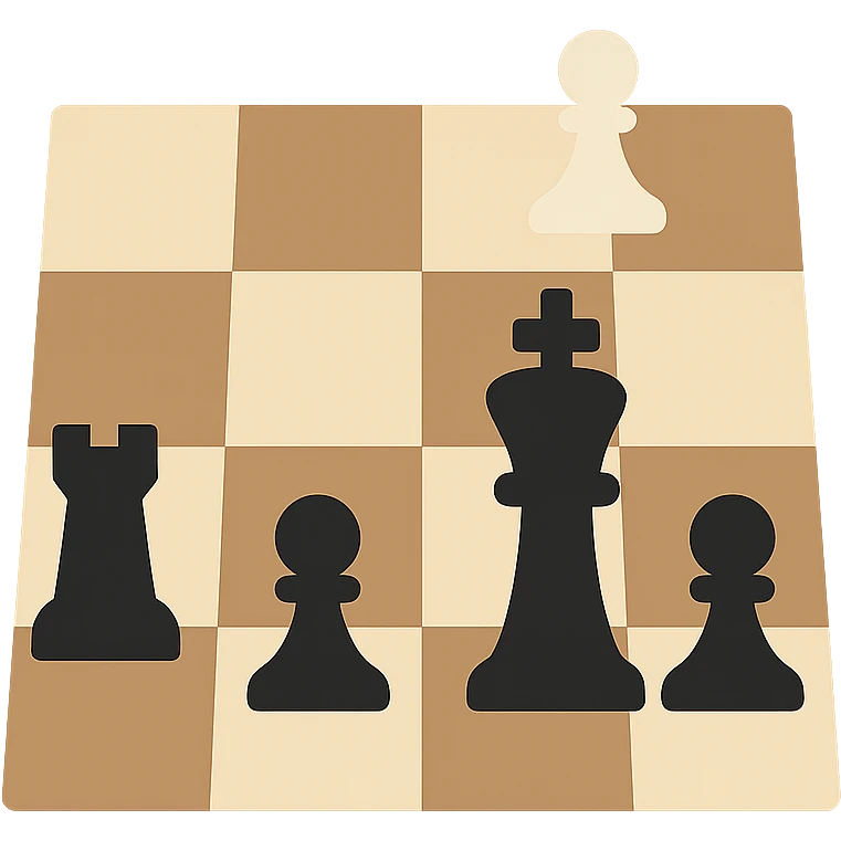 The opening phase of a chess game emoji