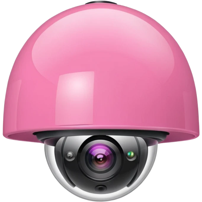 Security Camera pink  emoji