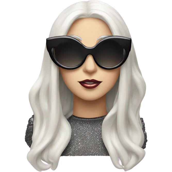 Lady gaga chromatica glasses  emoji