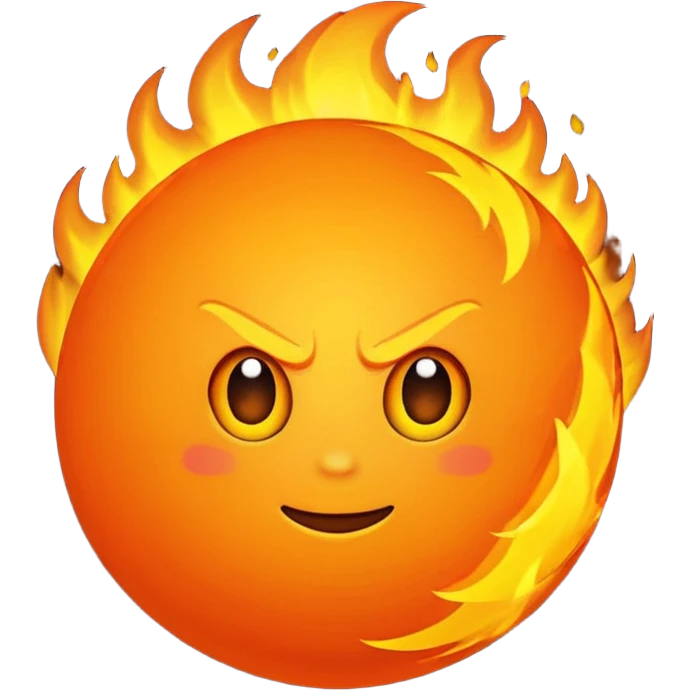 fireballs no face emoji