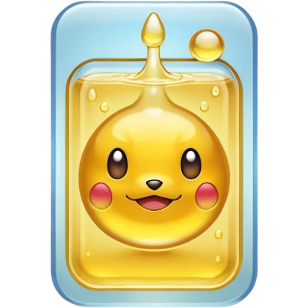 pokemon card made of piss emoji