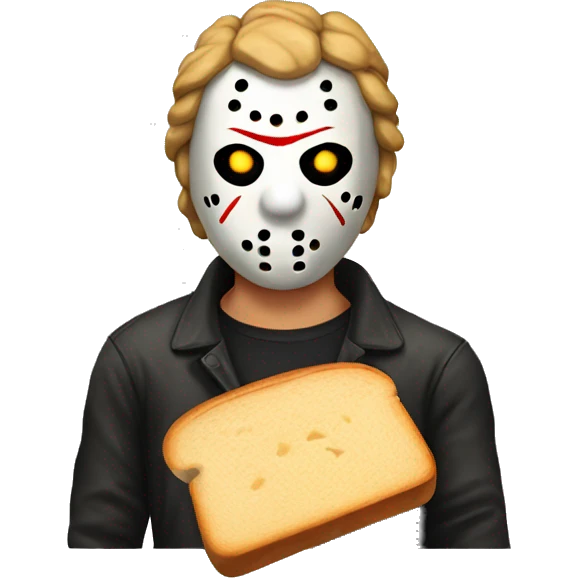 Jason vorhees as bread emoji