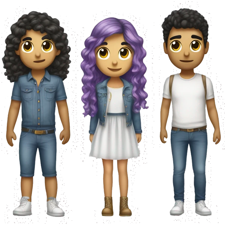 Los Morat vestidos con mameluco de unicornio  emoji