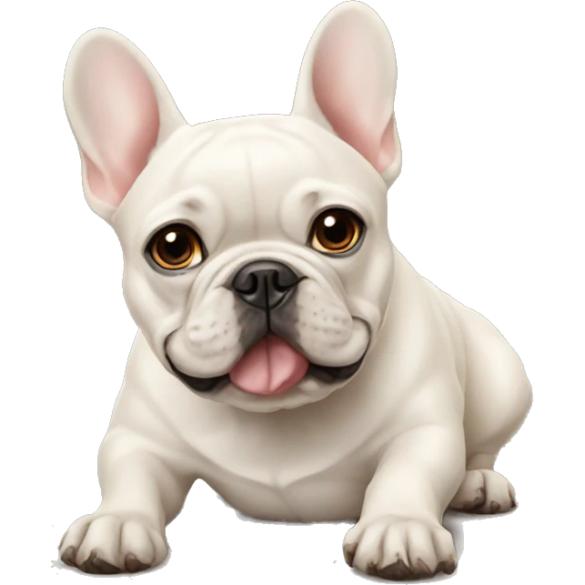 Life work French bulldog emoji
