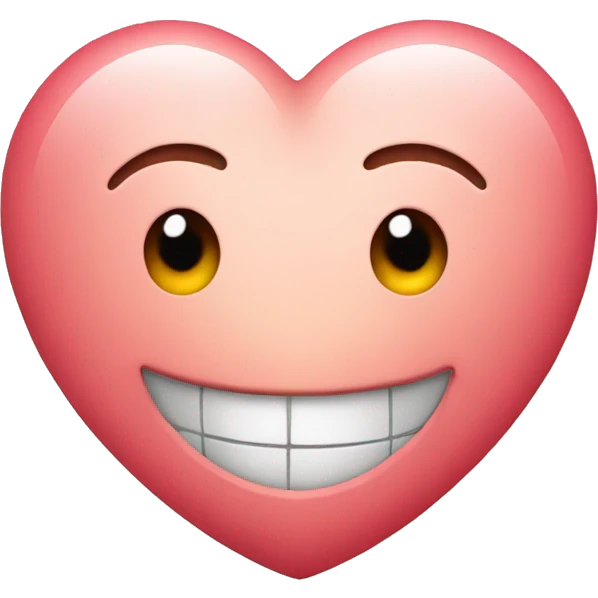 A heart with a smile  emoji