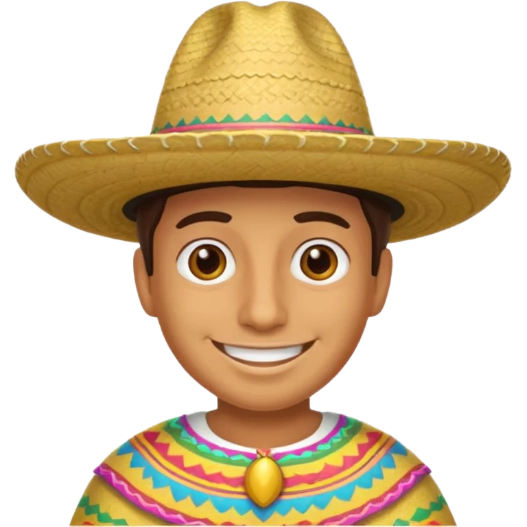 stereotypical mexican with sombrero emoji