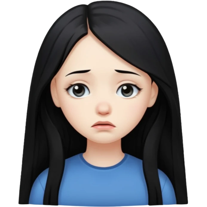 Sad girl emoji