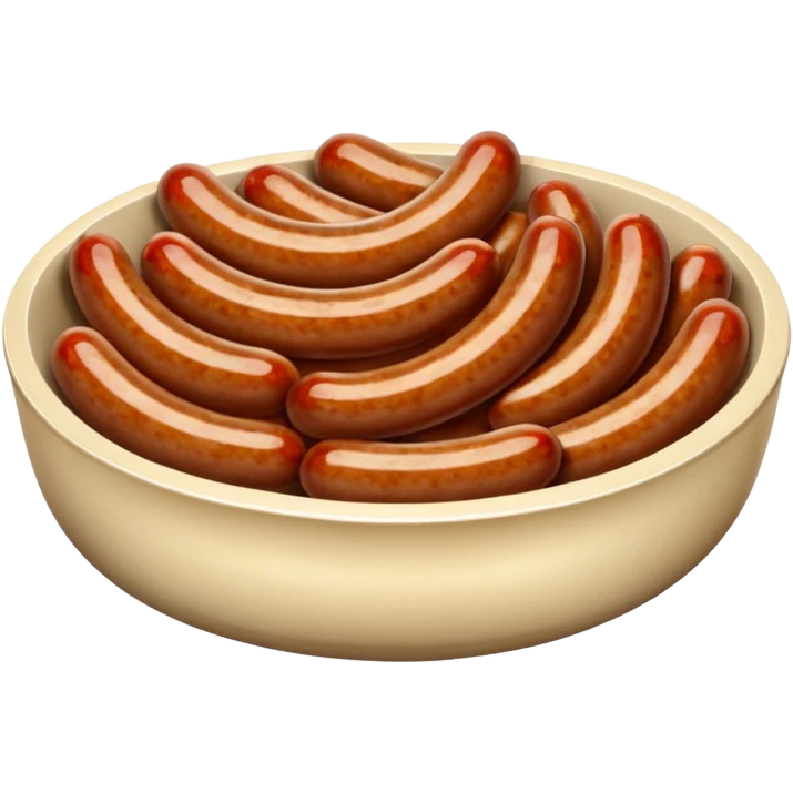 Bowl of sausage  emoji