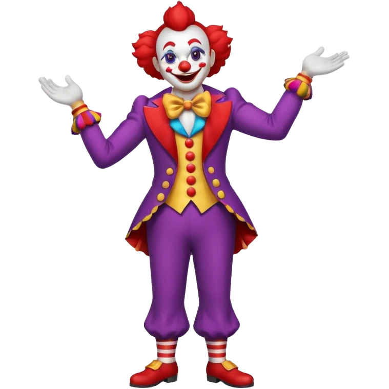 circus clown full body emoji