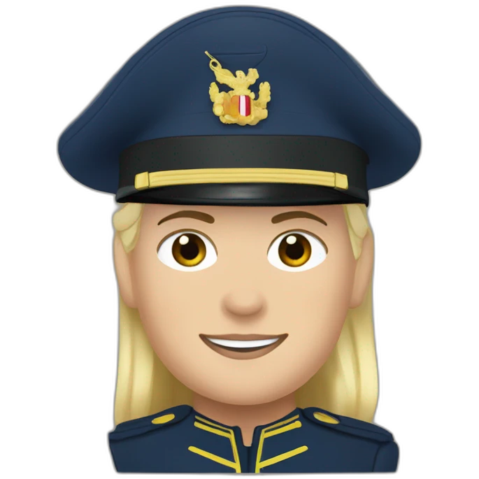 marine le pen soldier emoji
