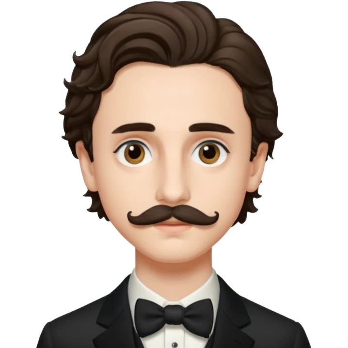 timothee with stache emoji