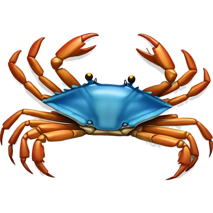 Blue crab emoji