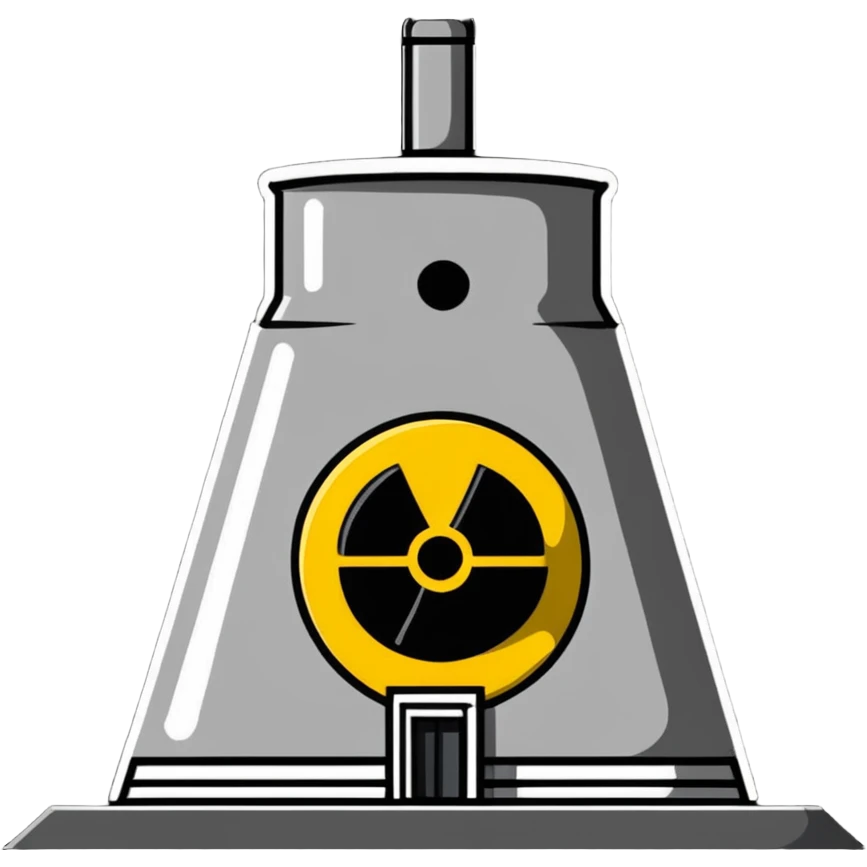 Nuclear reactor emoji