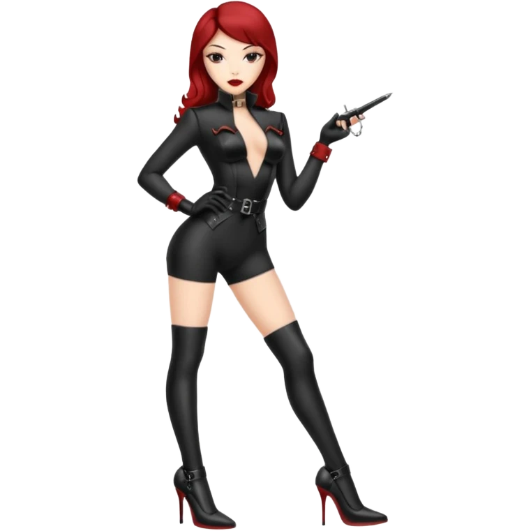 Create a Dominatrix with high heels emoji