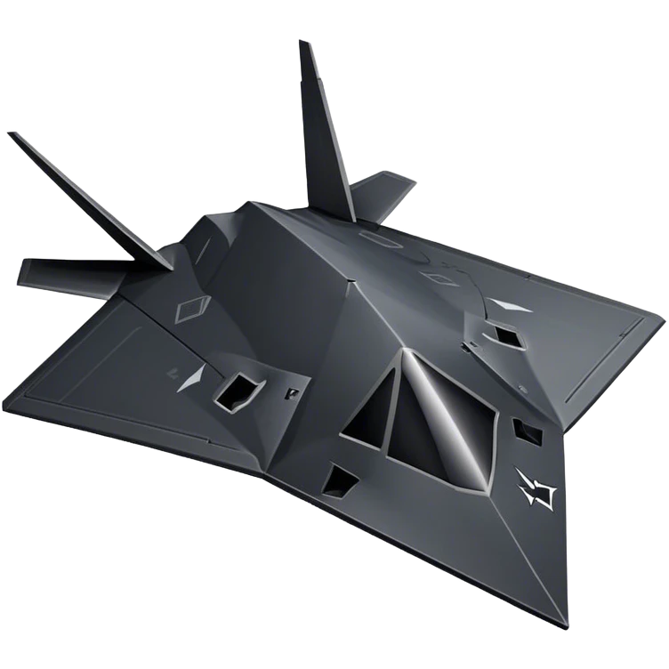 F-117 Nighthawk - Lockheed Martin (Stealth Grey) emoji
