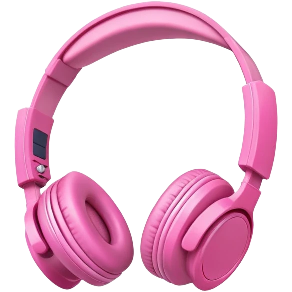 pink headphones  emoji
