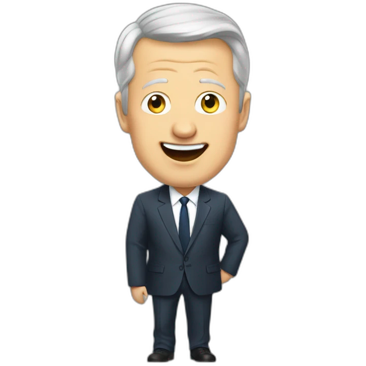 bruno le maire qui tire la langue emoji