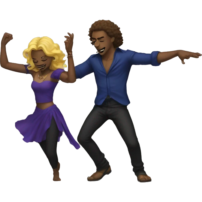 naz and dio dancing emoji