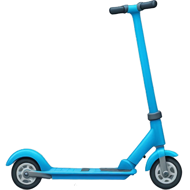 blue kick scooter emoji