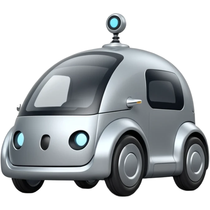 future delivery car robot emoji
