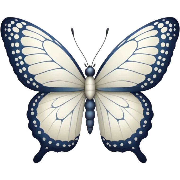 White butterfly emoji