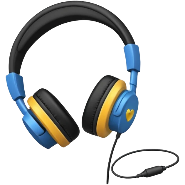 headphones with microphone emoji