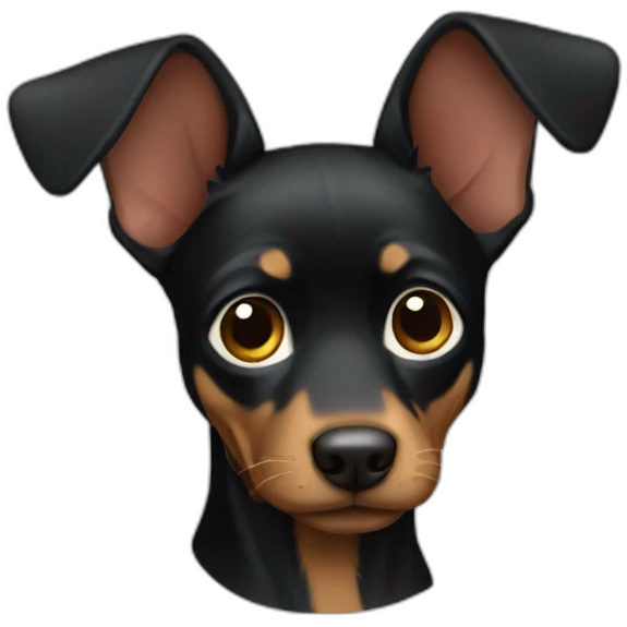 Pincher black emoji