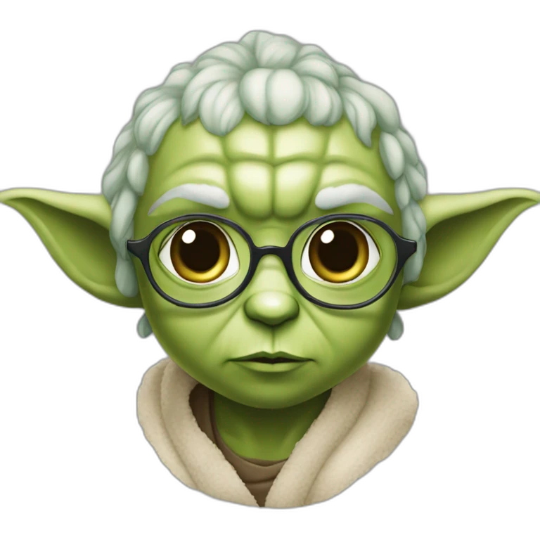 bebe yoda lunette deg life evec bff emoji