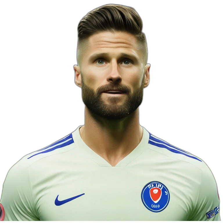 Giroud marquant un but en retournée emoji