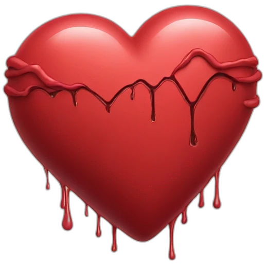 Beating heart emoji