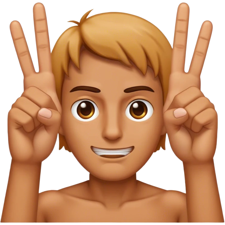 Kind showing both middle fingers  emoji