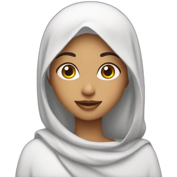 Fille arabe emoji