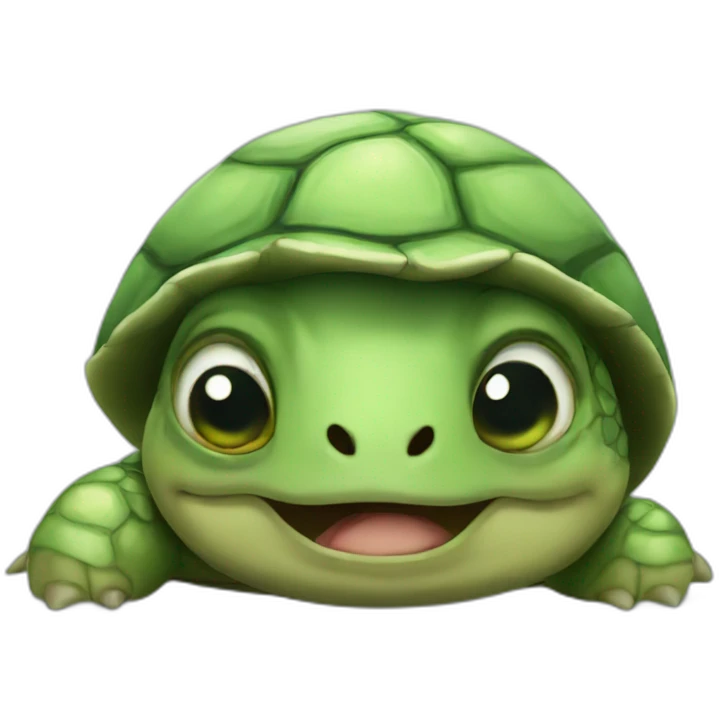 turtle crying dead so tired emoji