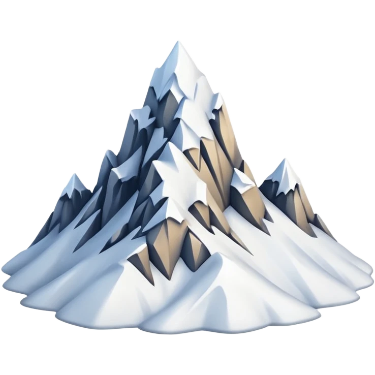 snowy mountain emoji