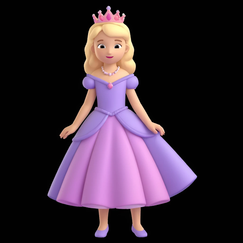 girls in a princess dress emoji