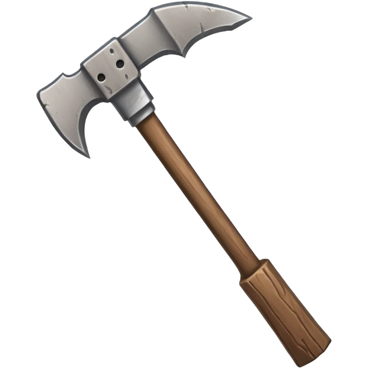 Minecraft pickaxe emoji