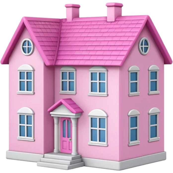 pink dollhouse emoji