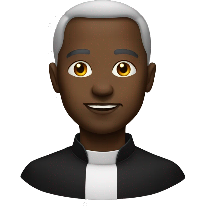 Black priest  emoji