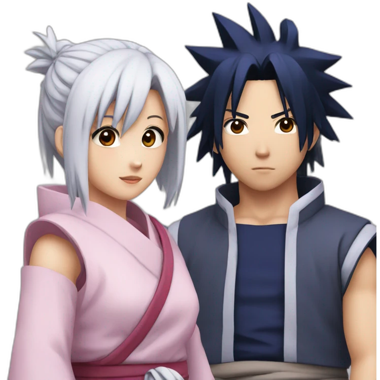 sakura and sasuke emoji