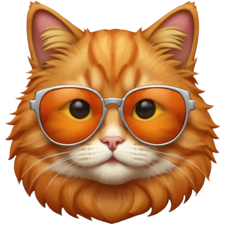 Cat wearing sunglasses emoji