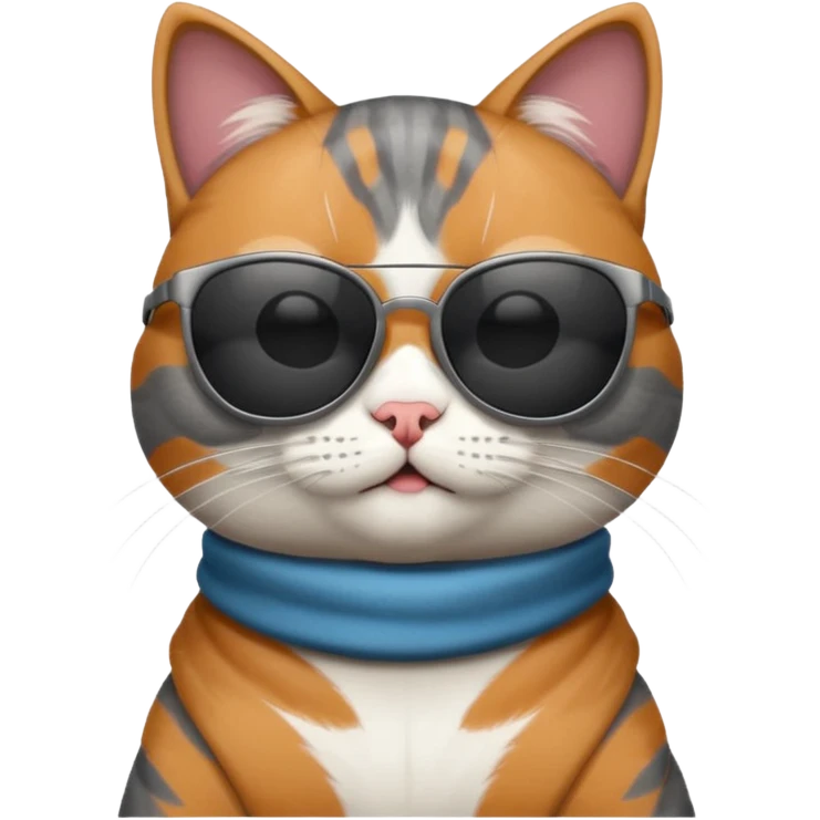Cat wearing sunglasses emoji